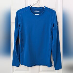 Arc’teryx Phase AR Crew LS Men’s Blue Performance Base Layer Top Size Small